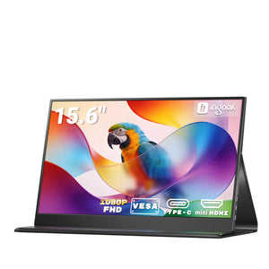 INGNOK YN02B 15.6" FHD Portable Monitor with Smart Protective Case