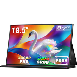 INGNOK YN05B 18.5" FHD Portable Monitor with Smart Cover
